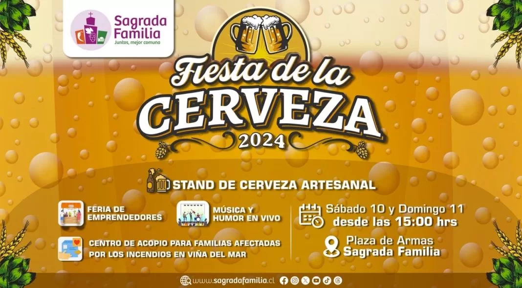 Comuna De Sagrada Familia Realizara Este Fin De Semana La Fiesta De La Cerveza Con Especial Enfoque Solidario